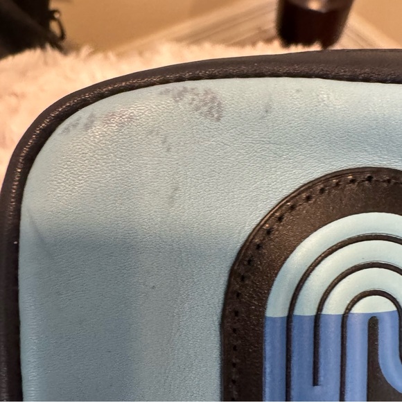 COACH Square Hybrid Pouch, Bag Case In Color block With Coach Patch 91230 - Picture 2 of 10